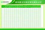 银行周计划展板
