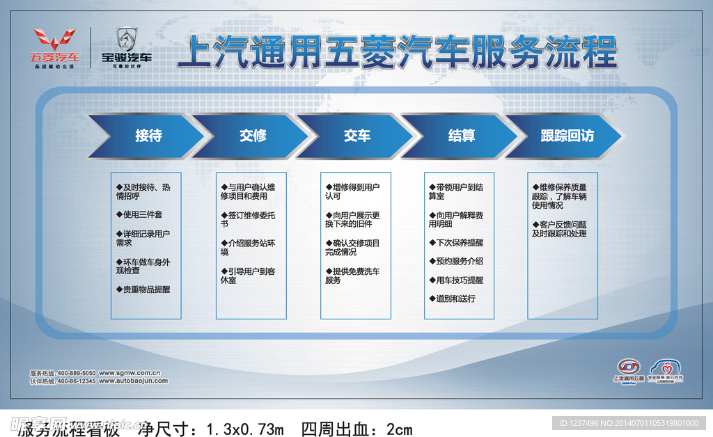 汽车维修服务流程