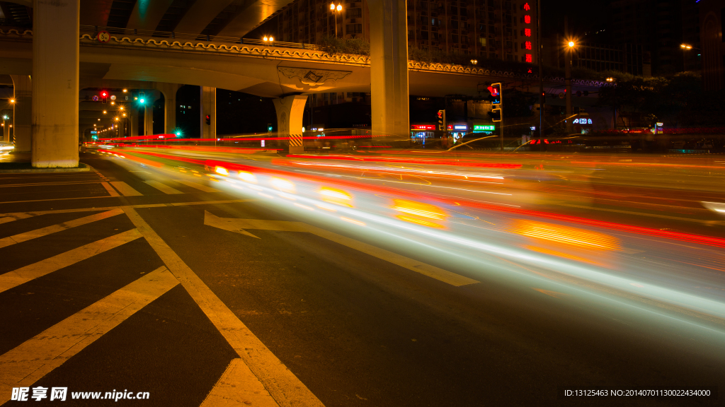 二环路夜景