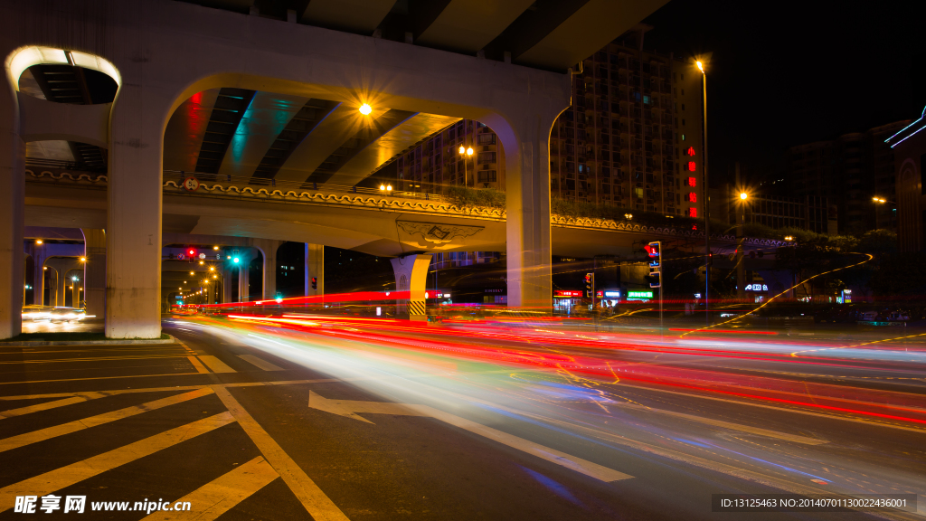 二环路夜景