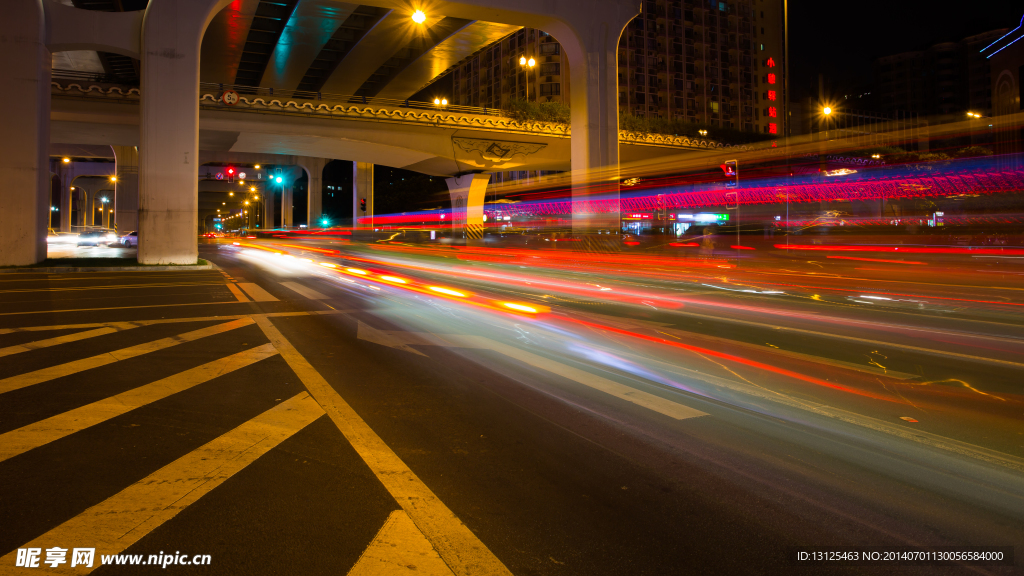 二环路夜景