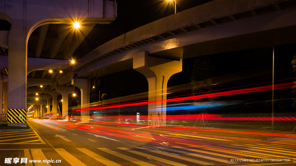 二环路夜景