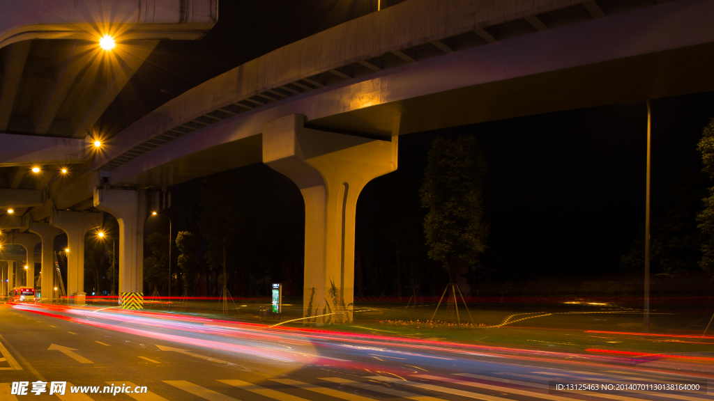 二环路夜景