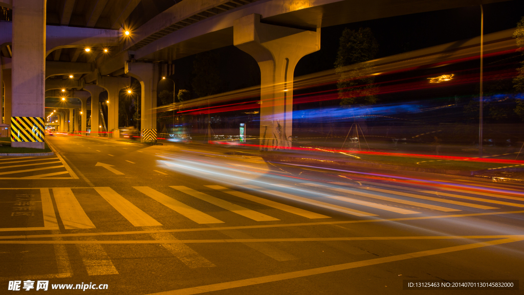 二环路夜景