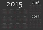 2015年日历设计