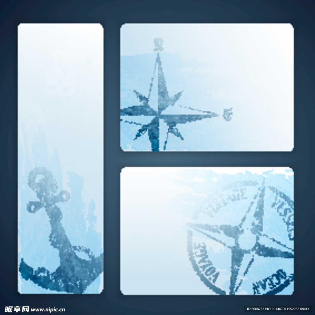 海洋图标 海洋标志