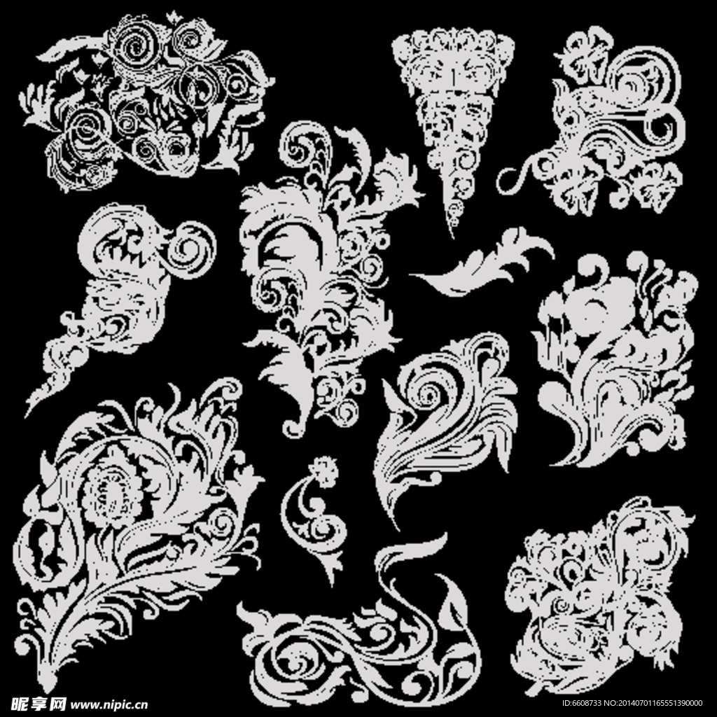 花纹图标  欧式花纹