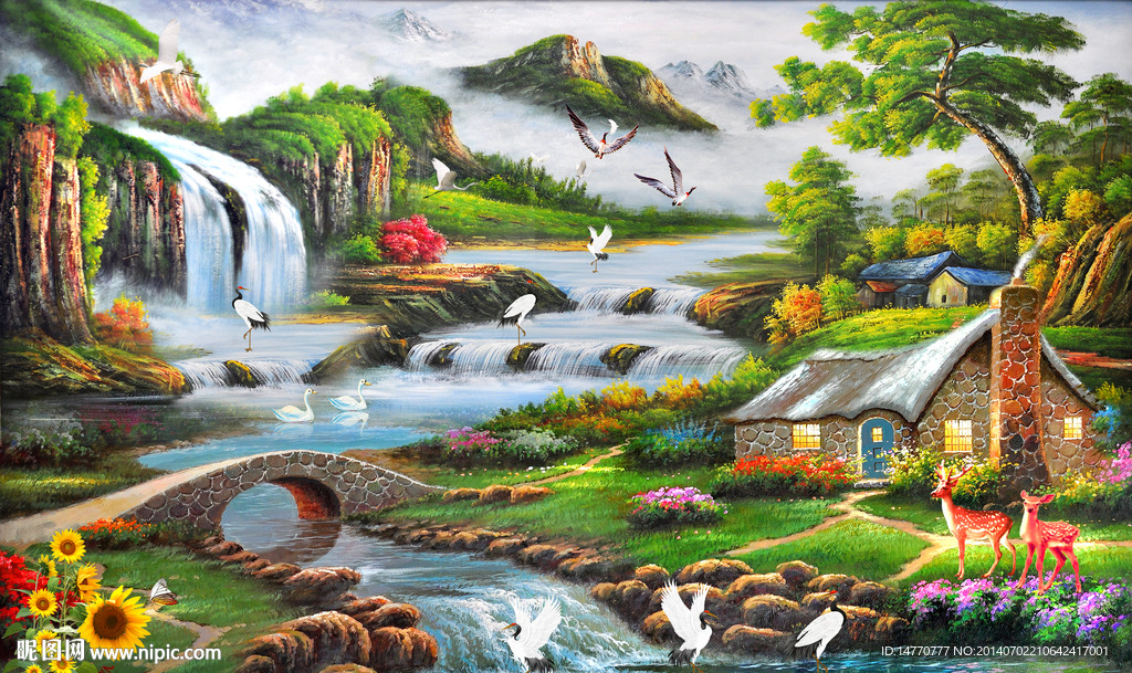 油画风景