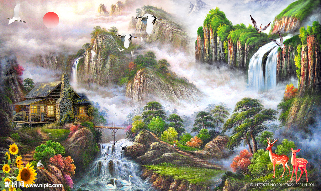 油画风景