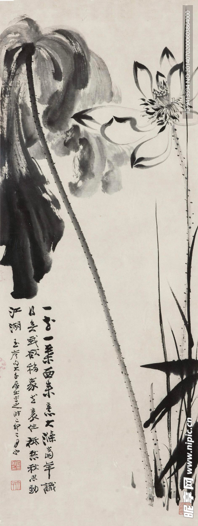 墨荷图