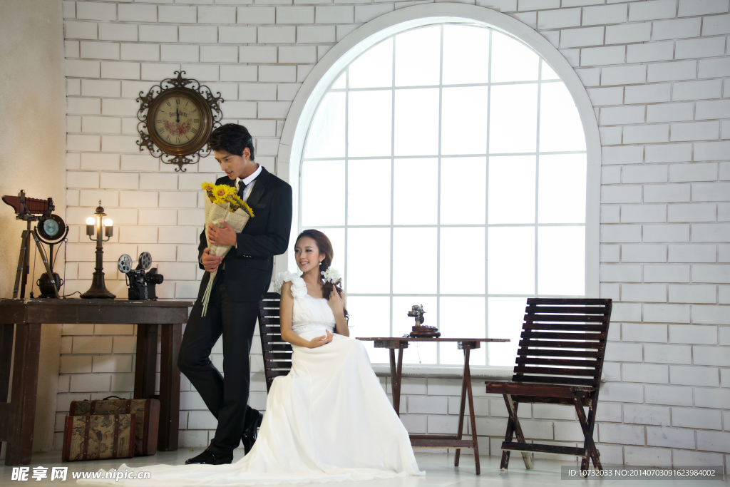 个性婚纱照 婚纱照