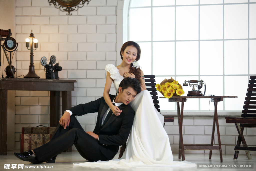 个性婚纱照 婚纱照