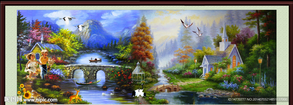 油画风景