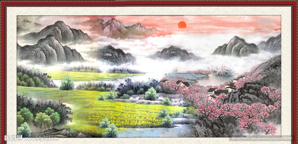 国画山水