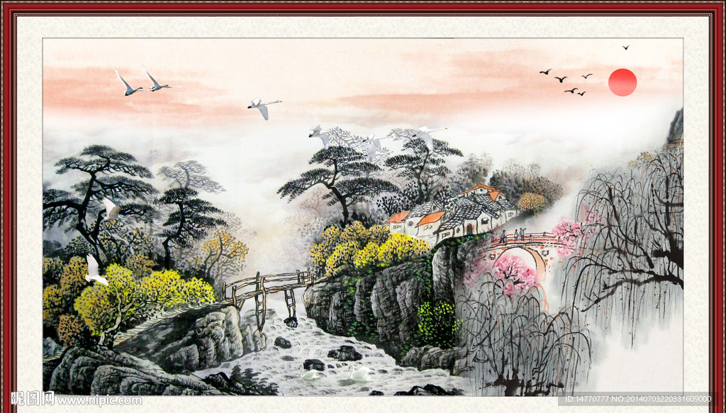 国画山水