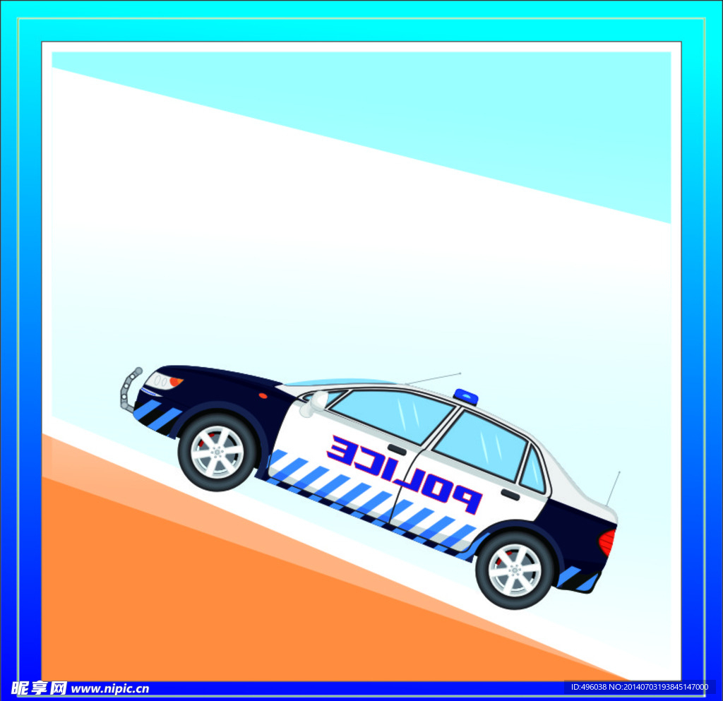 警车