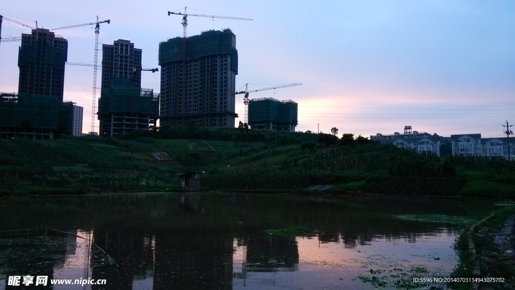 家乡 晚霞