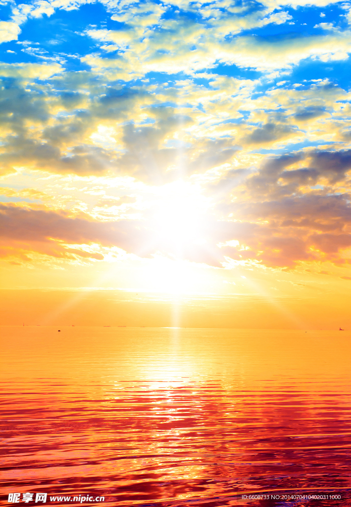 海边夕阳风光