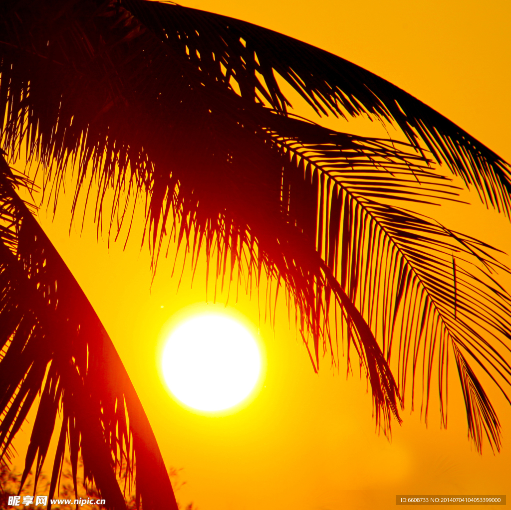 海边夕阳风光