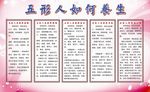中医展板 五行人如何养生