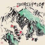西湖国画