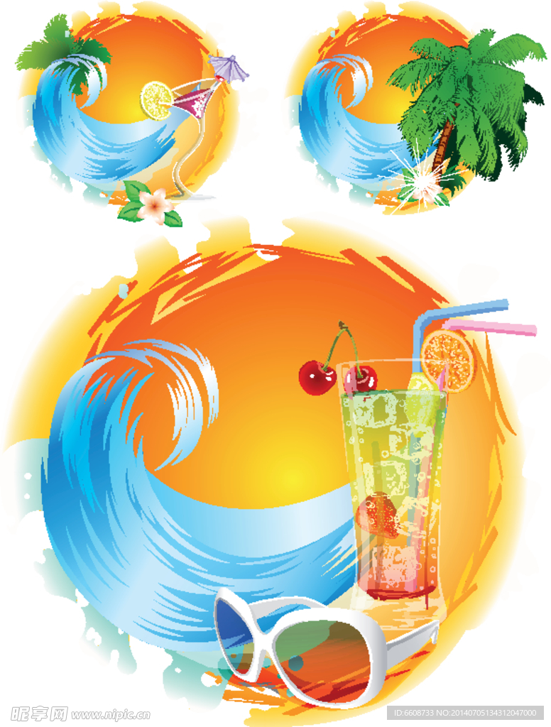 夏季旅游设计