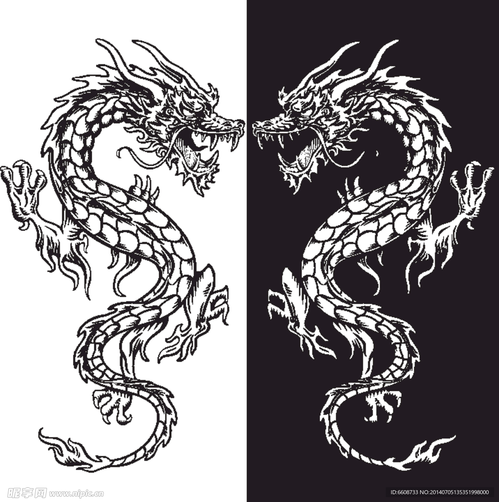 T恤花纹纹身图案