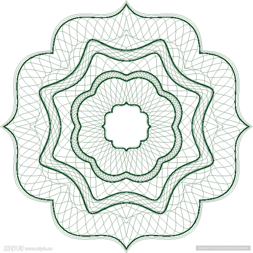 防伪花纹