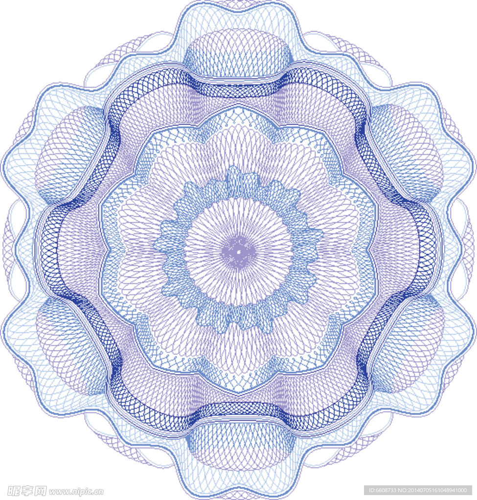 防伪花纹