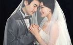 个性婚纱照 婚纱照