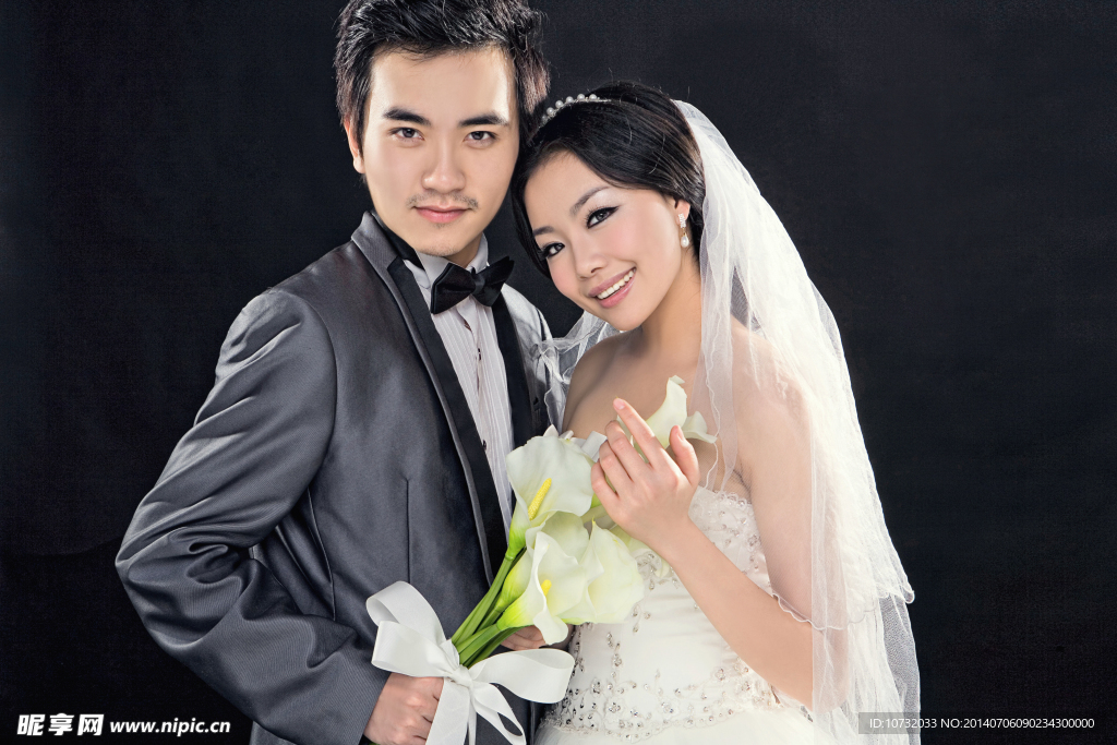 个性婚纱照 婚纱照