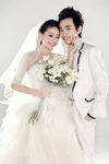 个性婚纱照 婚纱照