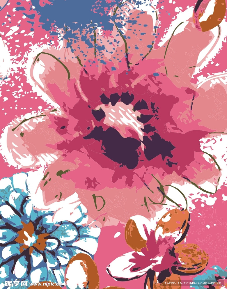 鲜花图案