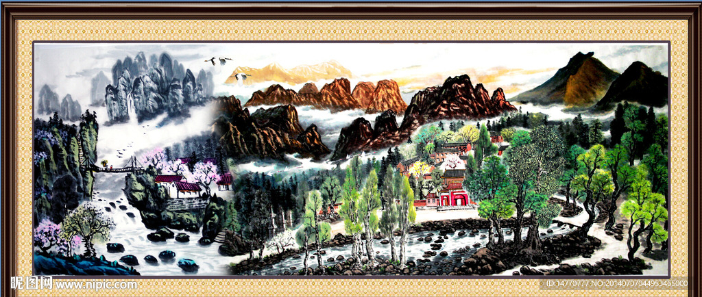 国画山水