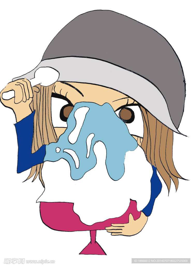 卡通女孩