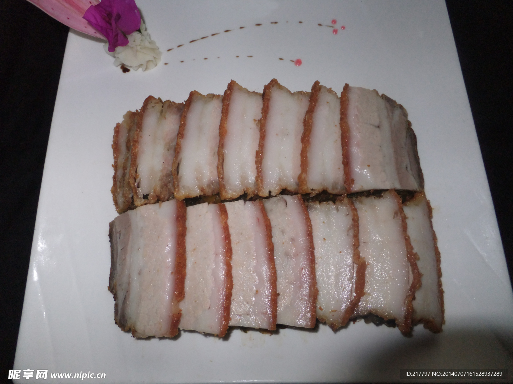 凉拌肉片