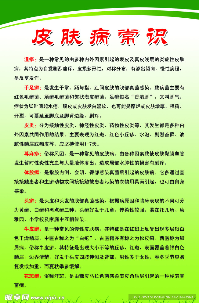 皮肤病