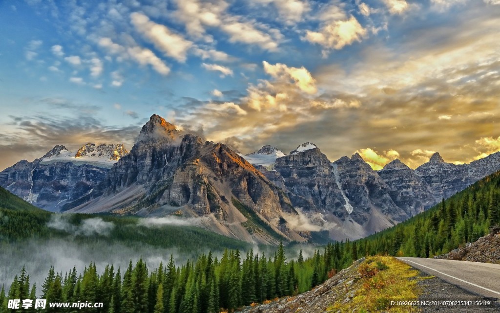 加拿大风景 山水风景 