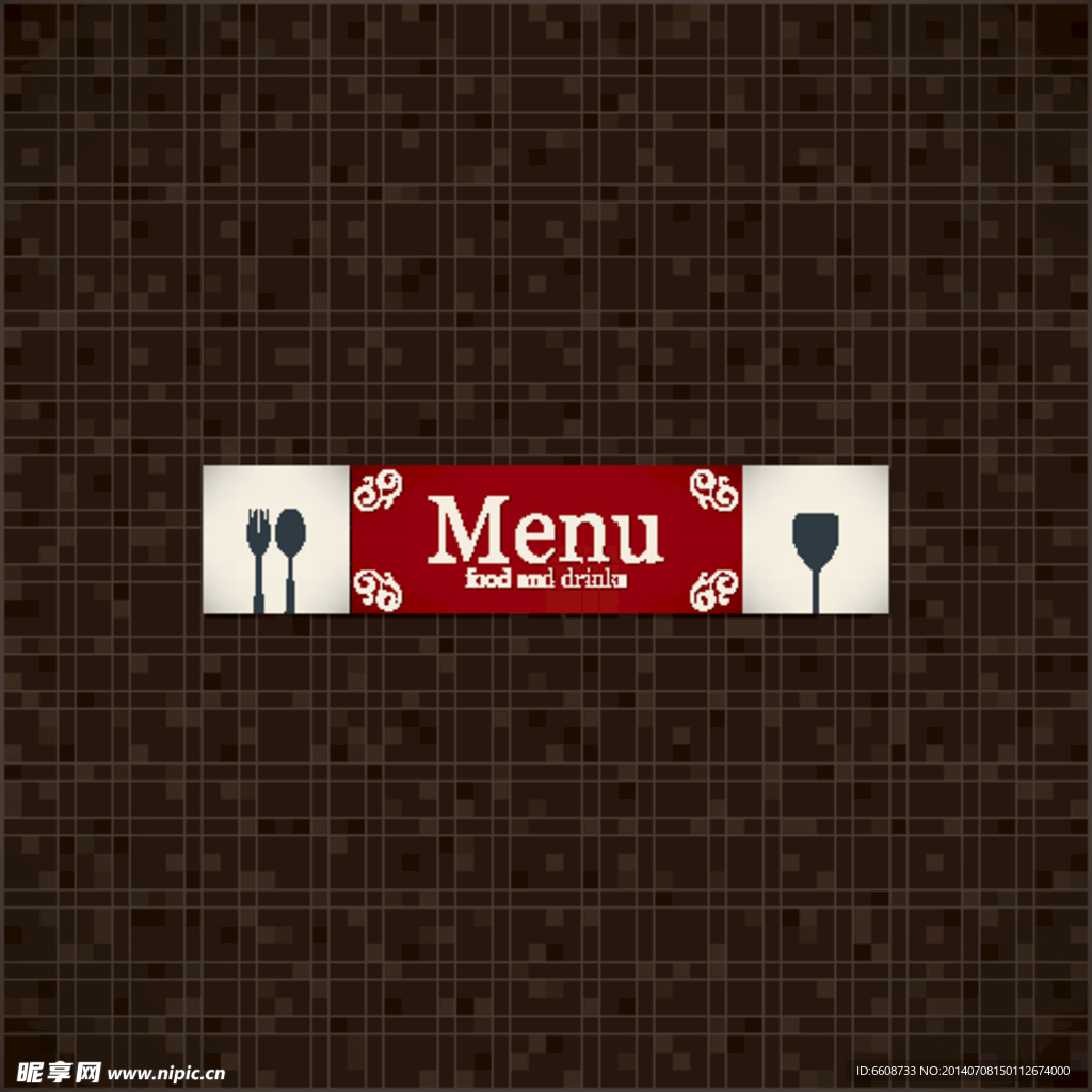 饭店菜单图标