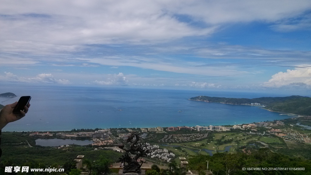 三亚亚龙湾海景图