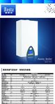 壁挂炉产品参数介绍