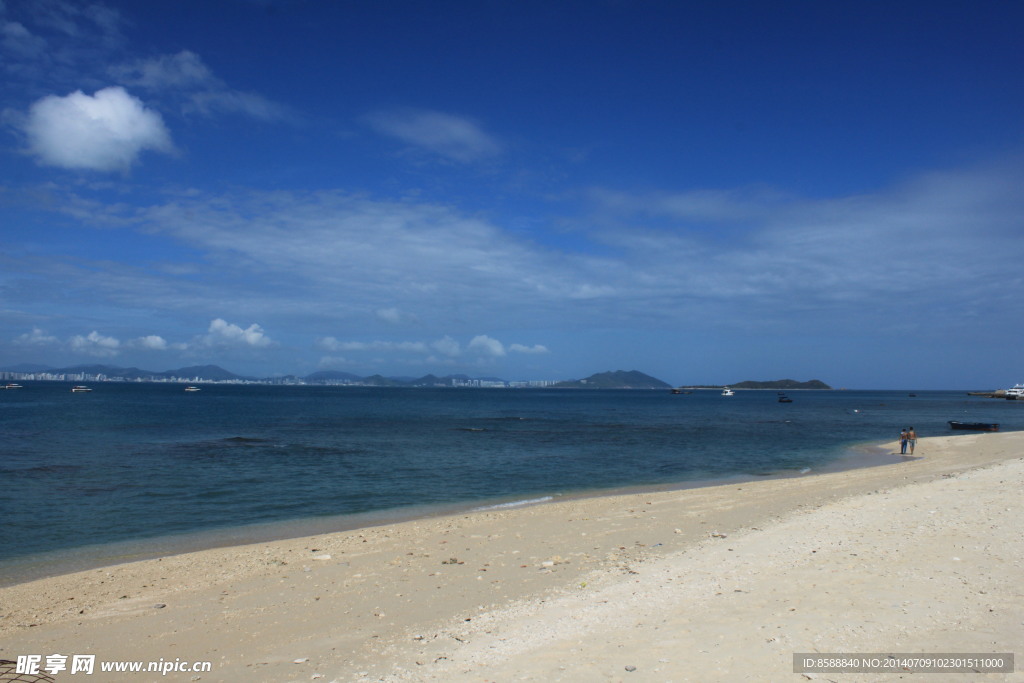 三亚清晨 夏日天空海