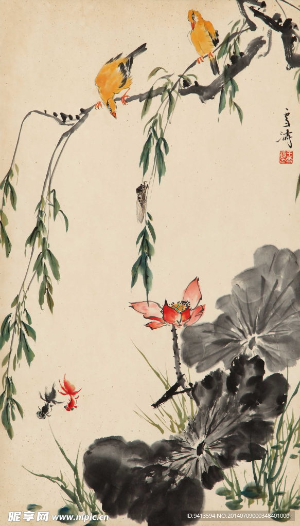 花鸟国画