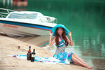 海边美女