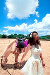 美女户外写真