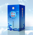 酒盒包装设计 展开图