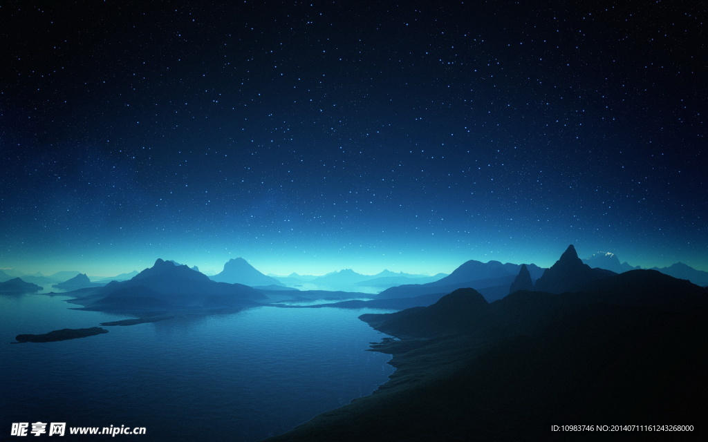 湖光山色