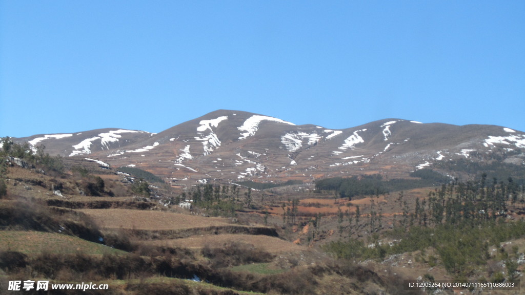 会泽大海草山的雪