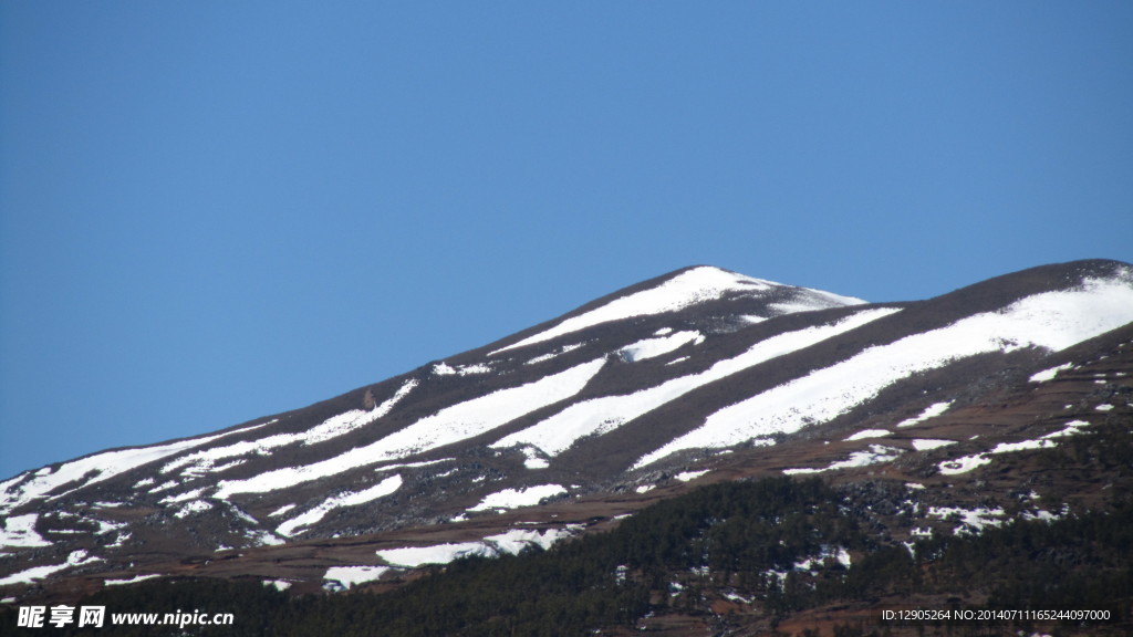 会泽大海草山的雪