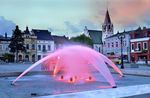 欧洲小镇喷泉